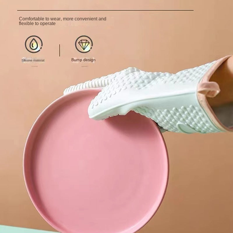 Silicone Heat Resistant Kitchen Gloves For Baking And Cooking