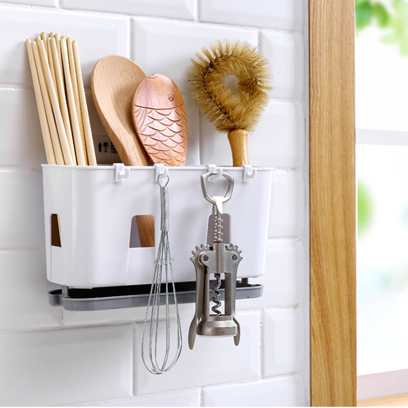 Creative Home Wall Mounted Kitchen Cutlery Drain Rack