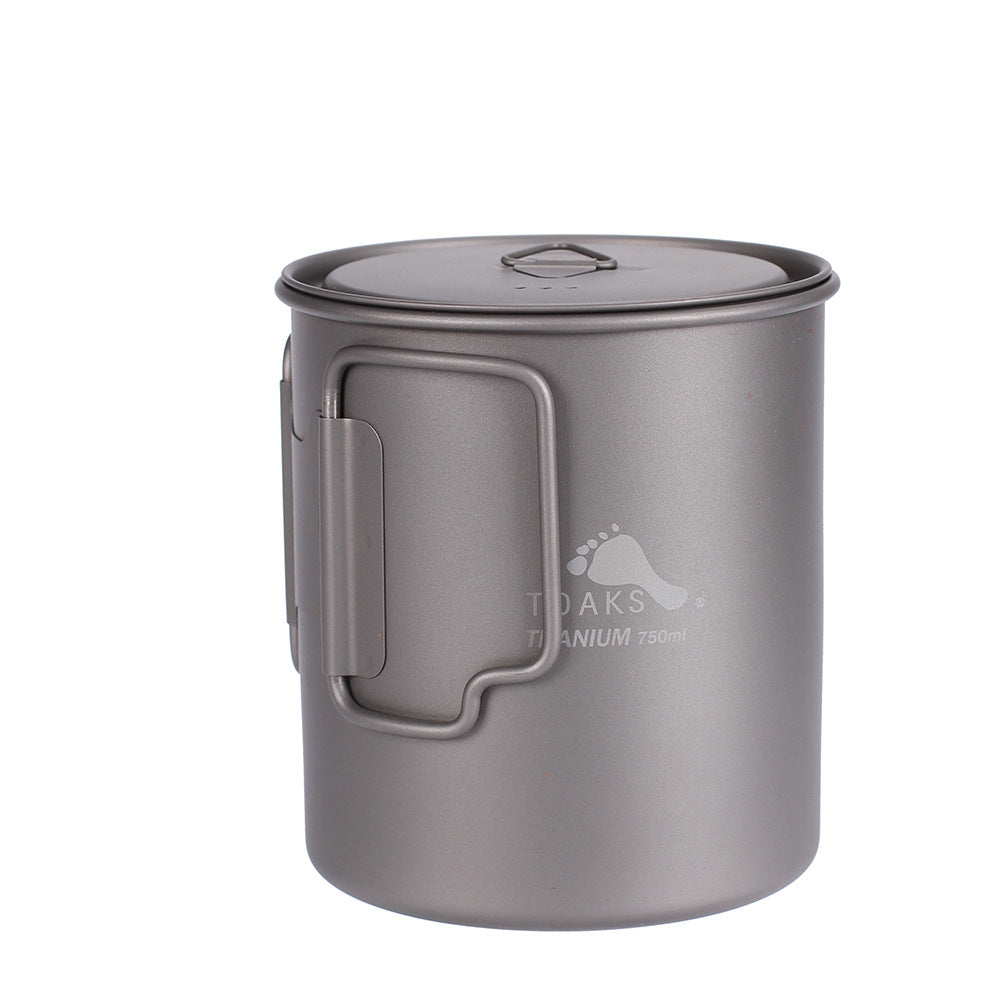 Pure Titanium Outdoor Cookware Water Cup