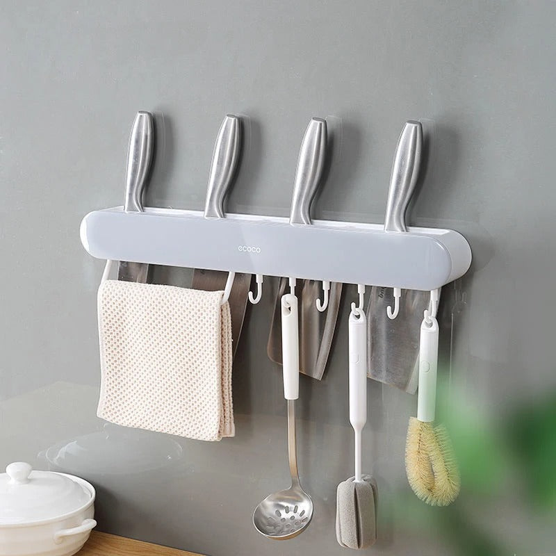 Wall-mounted Kitchen Supplies Integrated Storage Rack