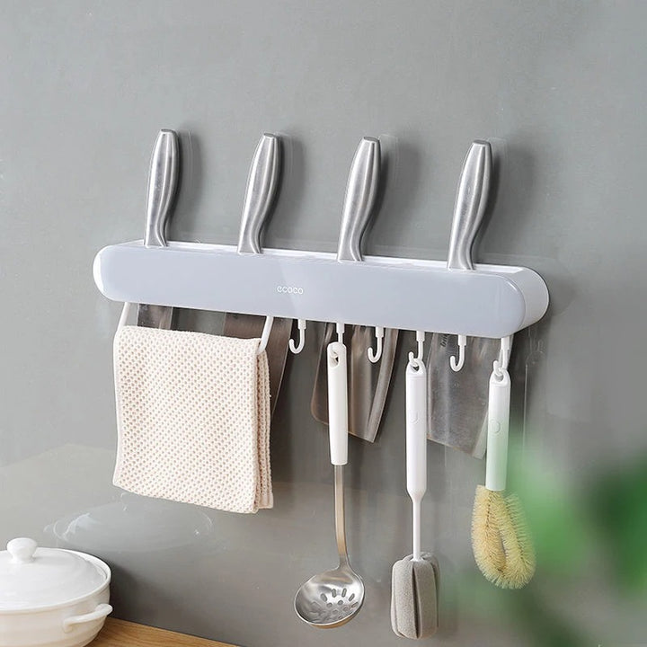 Wall-mounted Kitchen Supplies Integrated Storage Rack