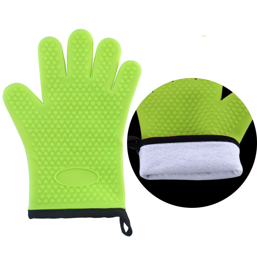 Silicone Heat Resistant Kitchen Gloves For Baking And Cooking