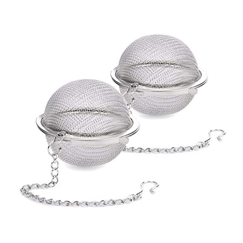 Stainless Steel Tea Ball Infuser Strainer Filter Set