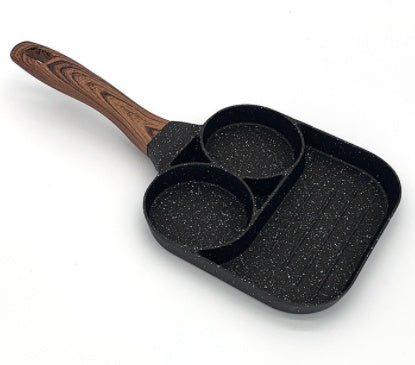 Four-Hole Non-Stick Fried Egg & Burger Pan