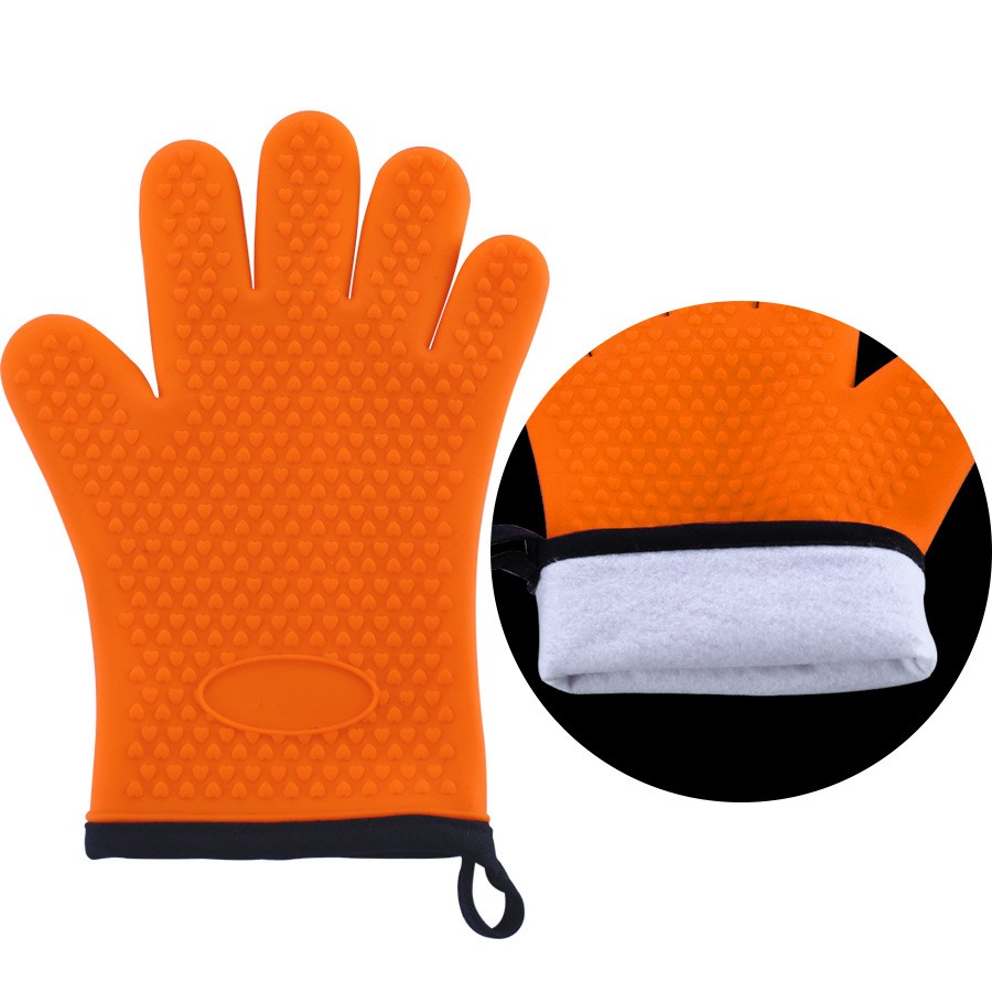 Silicone Heat Resistant Kitchen Gloves For Baking And Cooking