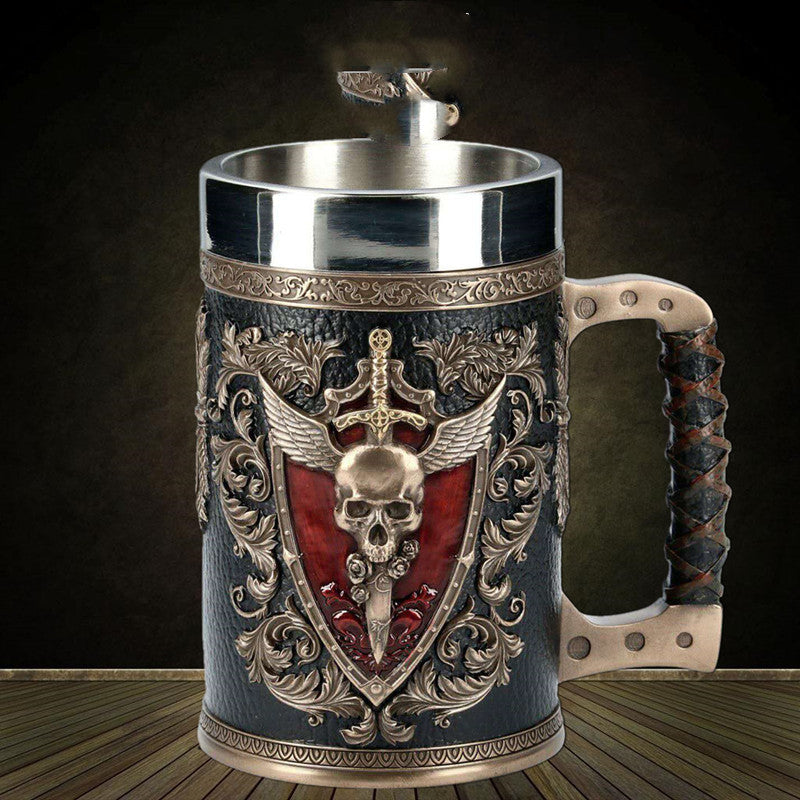 Double-Headed Eagle Beer Stein Mug