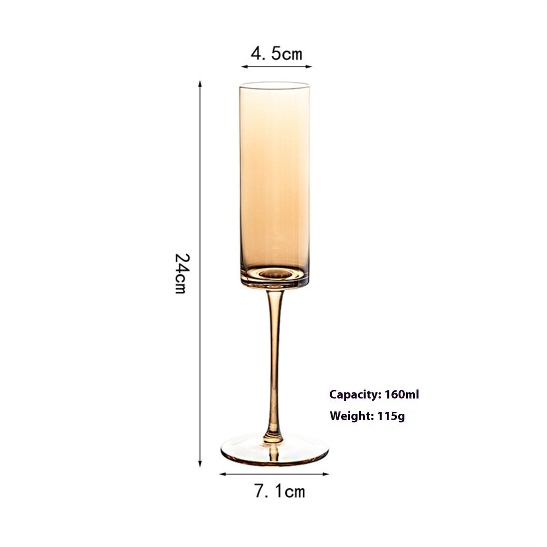 Golden Red Wine Glass Household Decanter
