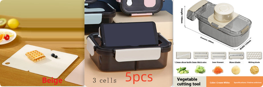 2-in-1 Vegetable Cutter and Drainer