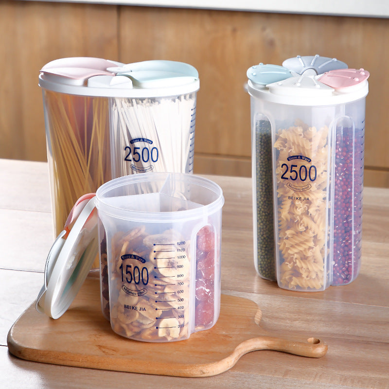 Healthy Containers Cereal Transparent Food Storage Tank