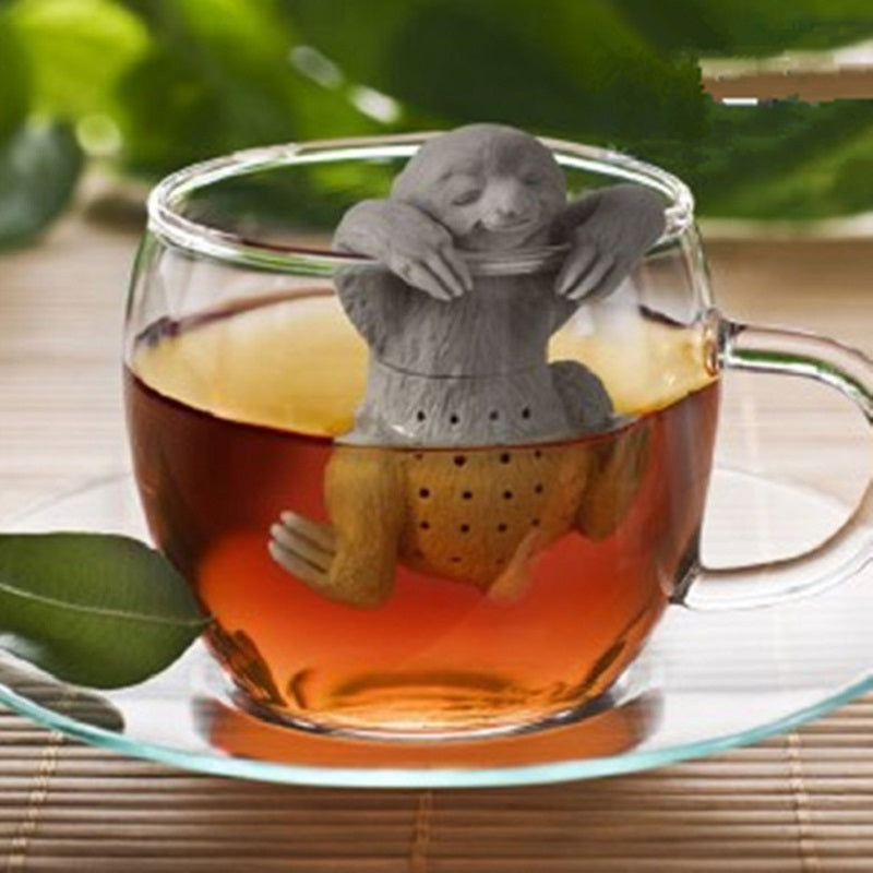 Cute Sloth Tea Infuser Silicone Tea Strainer