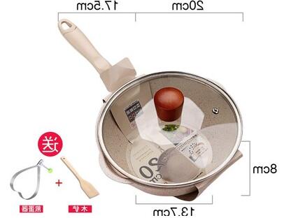 Small Deep Non-Stick Home Wok Pan