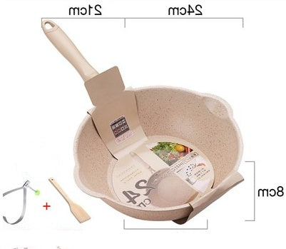 Small Deep Non-Stick Home Wok Pan