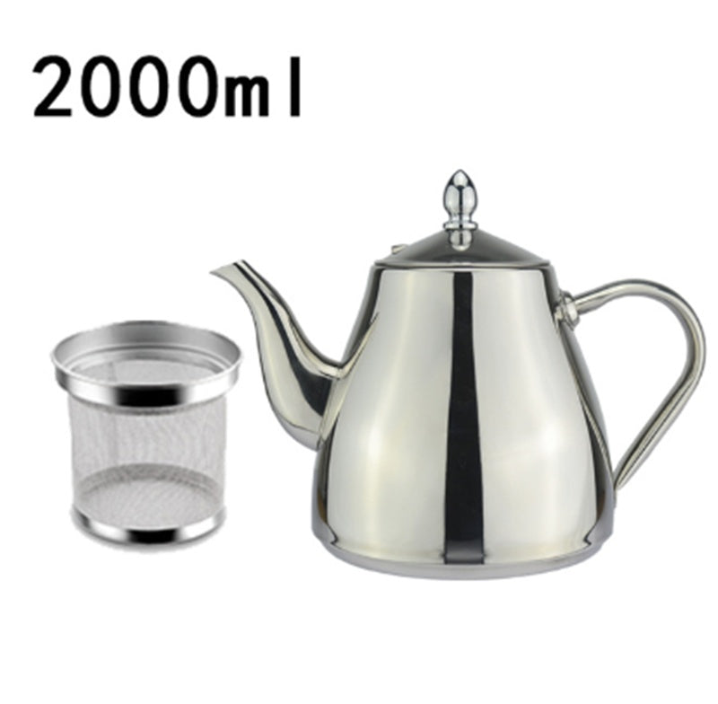 304 Stainless Steel Teapot Durable Brewing Tea Pot