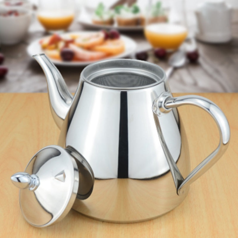 304 Stainless Steel Teapot Durable Brewing Tea Pot