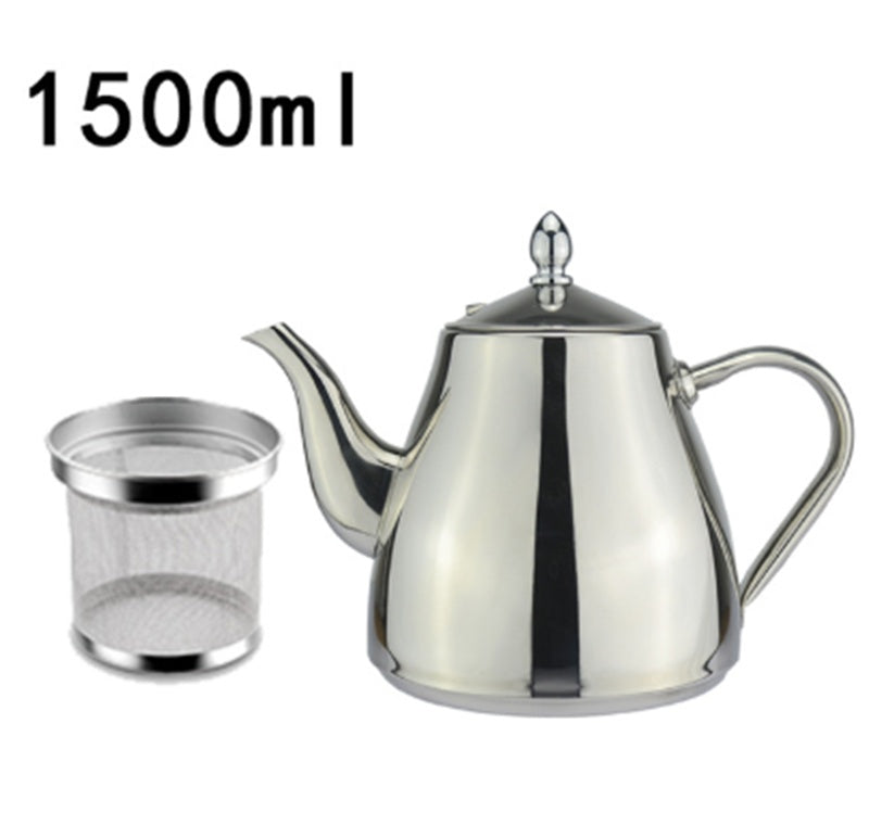 304 Stainless Steel Teapot Durable Brewing Tea Pot