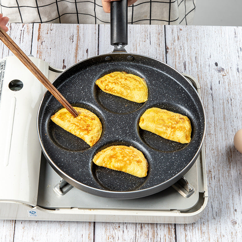 Non-Stick Love-Shaped Omelette Pan 4-Hole