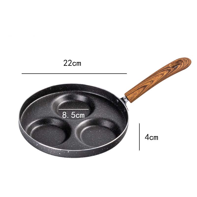 Non-Stick Love-Shaped Omelette Pan 4-Hole