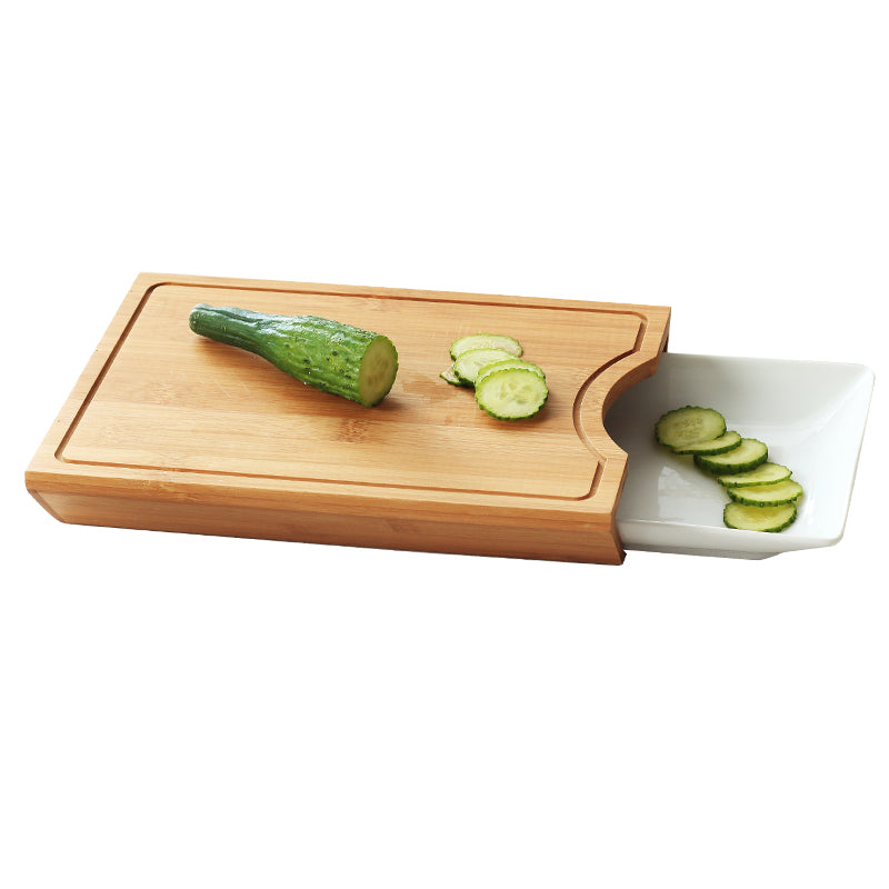 Multifunctional Household Chopping Board with Tray