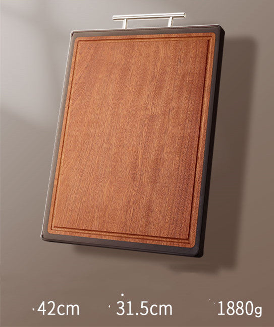 German Ebony Wood Double-Sided Cutting Board
