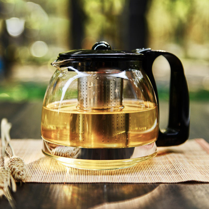 Glass Teapot with Stainless Steel Infuser 700ml Tea Pot