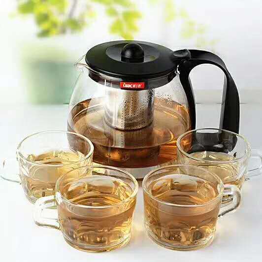 Glass Teapot with Stainless Steel Infuser 700ml Tea Pot