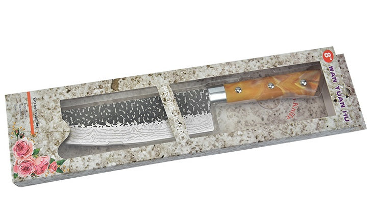 Stainless Steel Chef’s Knife with Marbled Handle