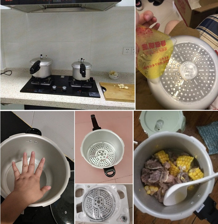 Double-Lid Safety Pressure Cooker Explosion-Proof