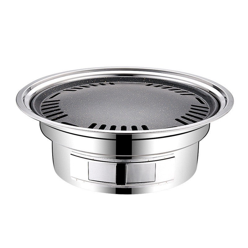 Korean Stainless Steel Portable Charcoal BBQ Grill