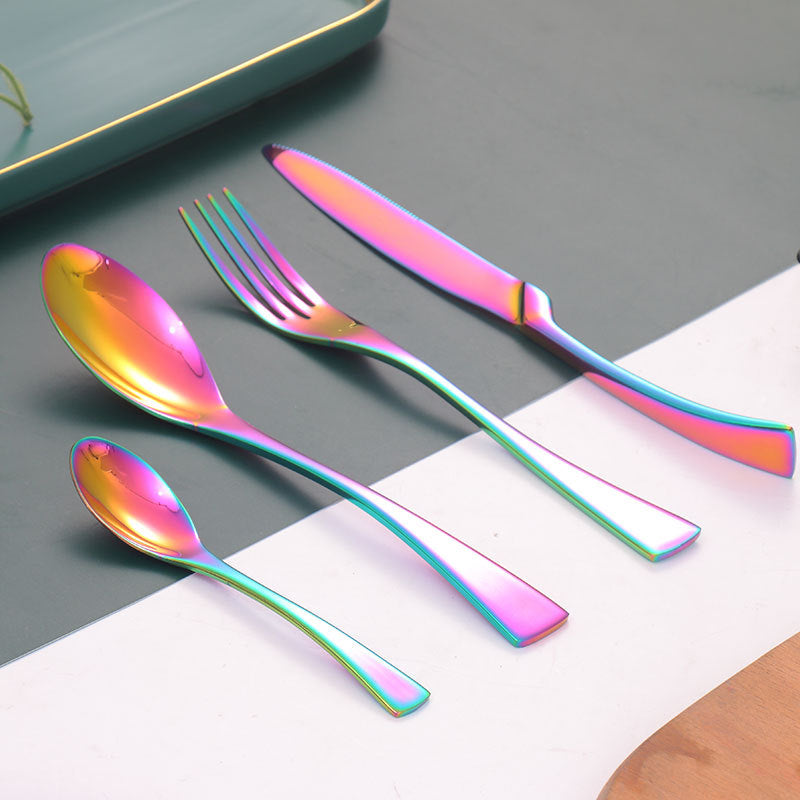Stainless Steel Creative Western Cutlery Set