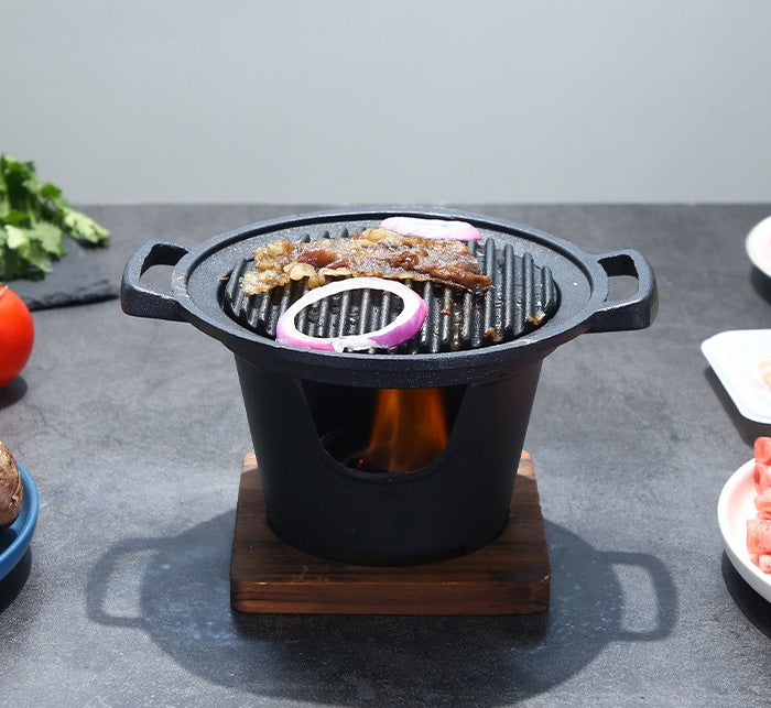 Japanese-Style Mini Barbecue Grill for One