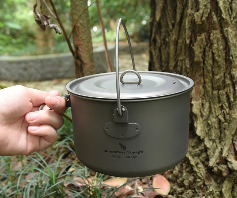 Pure Titanium Hanging Pot Cooking Rice