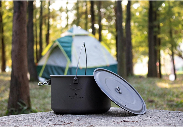 Pure Titanium Hanging Pot Cooking Rice