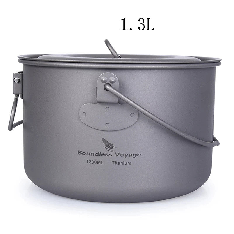 Pure Titanium Hanging Pot Cooking Rice