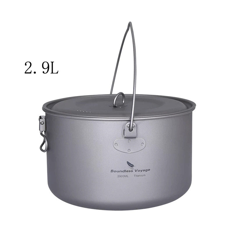 Pure Titanium Hanging Pot Cooking Rice