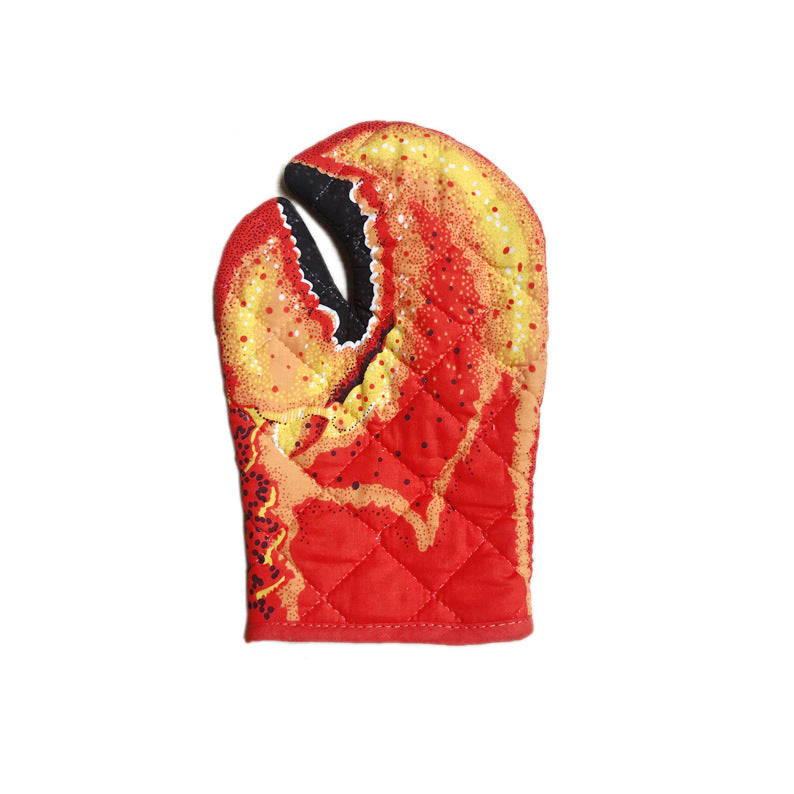 Cotton Heat Insulated Oven Gloves For Safe Baking And Cooking