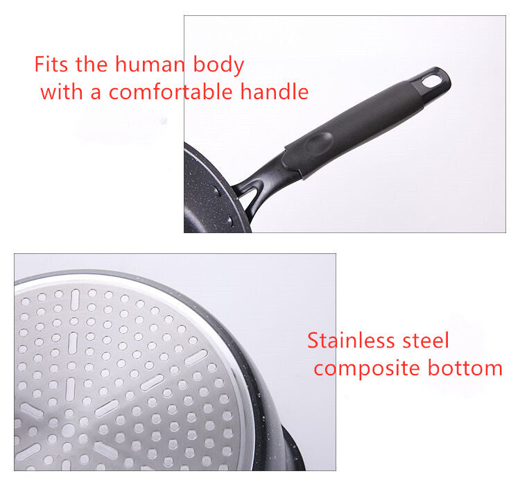 Small Deep Non-Stick Home Wok Pan