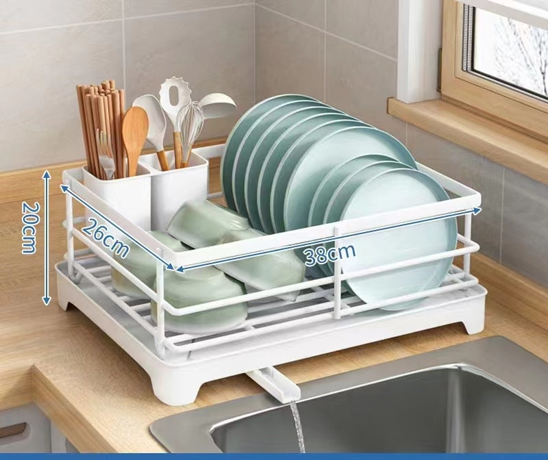 Multi-Functional Iron Kitchen Dish Draining Rack