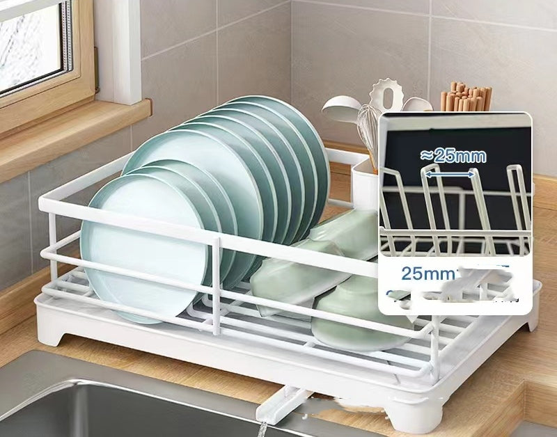 Multi-Functional Iron Kitchen Dish Draining Rack