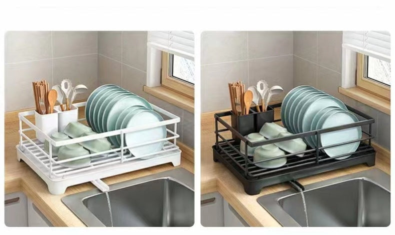 Multi-Functional Iron Kitchen Dish Draining Rack