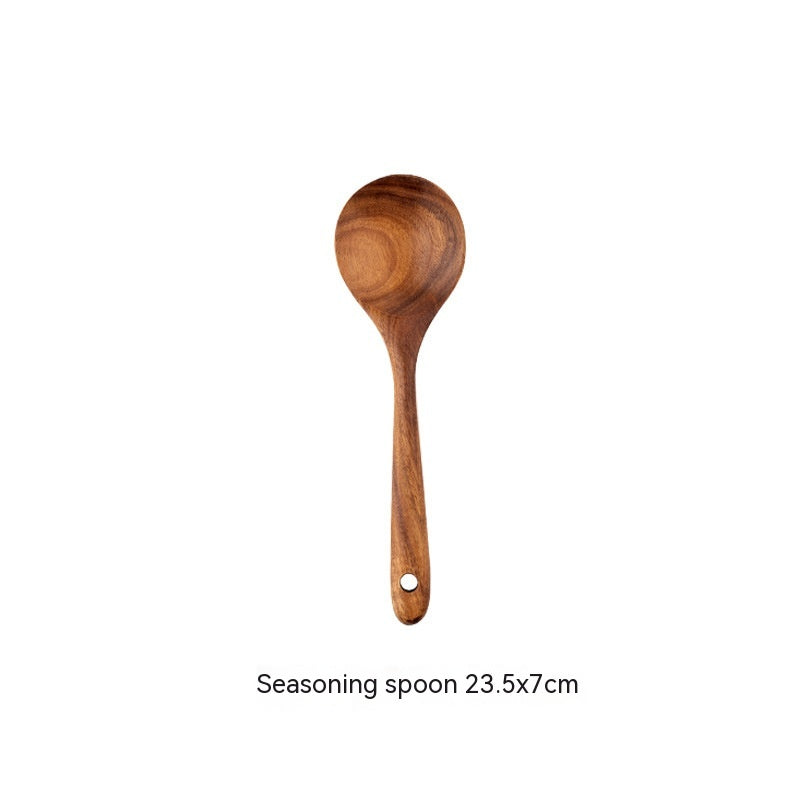 Wooden Kitchenware Set – Teak Spoon & Spatula
