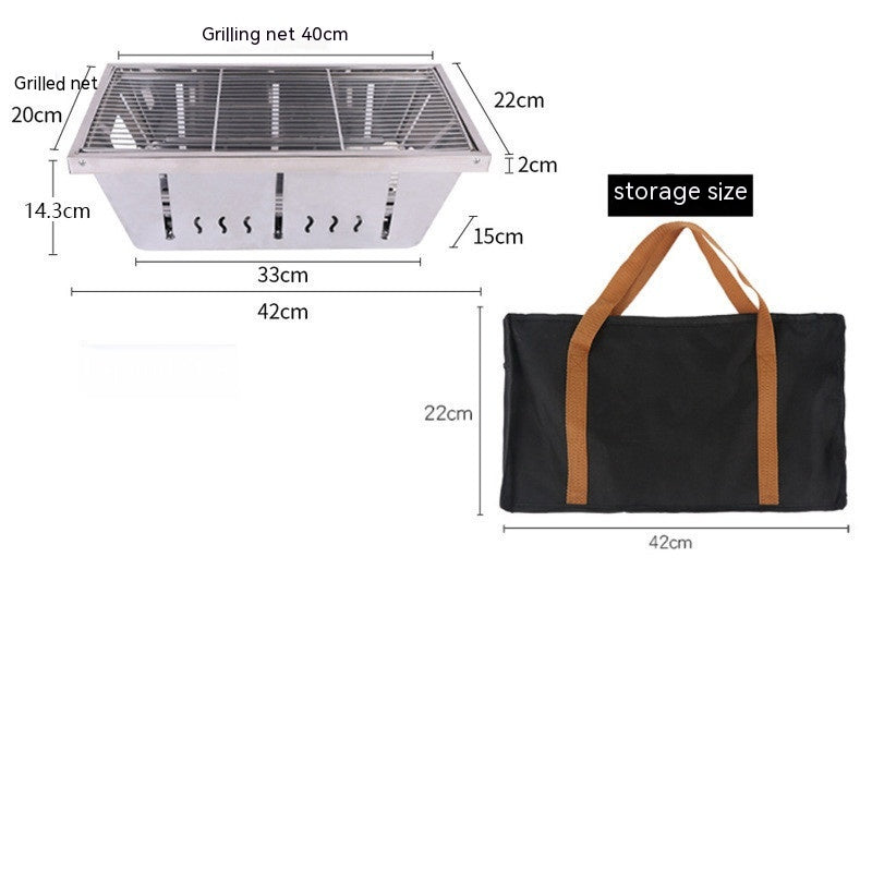 Small Foldable Outdoor BBQ Grill