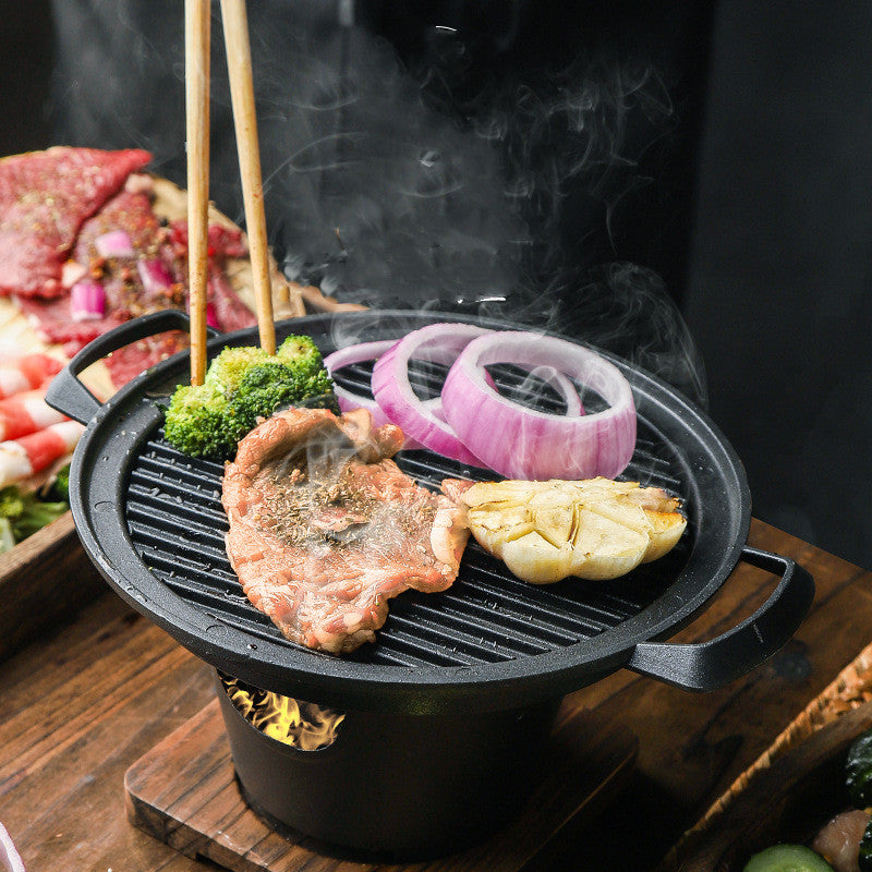 Non-Stick Small Indoor Barbecue Grill