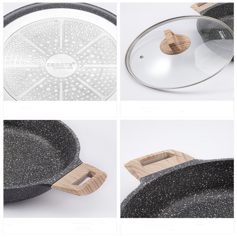 Carrot Maifan Non-Stick Flat-Bottom Steak Pan