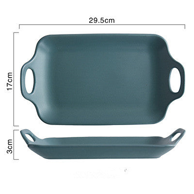 Heat Resistant Oven Baking Tray with Handles
