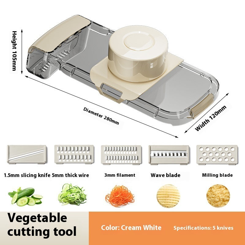2-in-1 Vegetable Cutter and Drainer