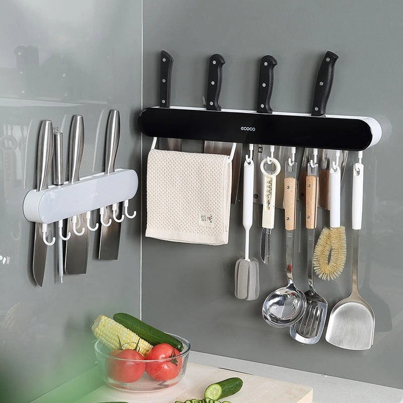 Wall-mounted Kitchen Supplies Integrated Storage Rack