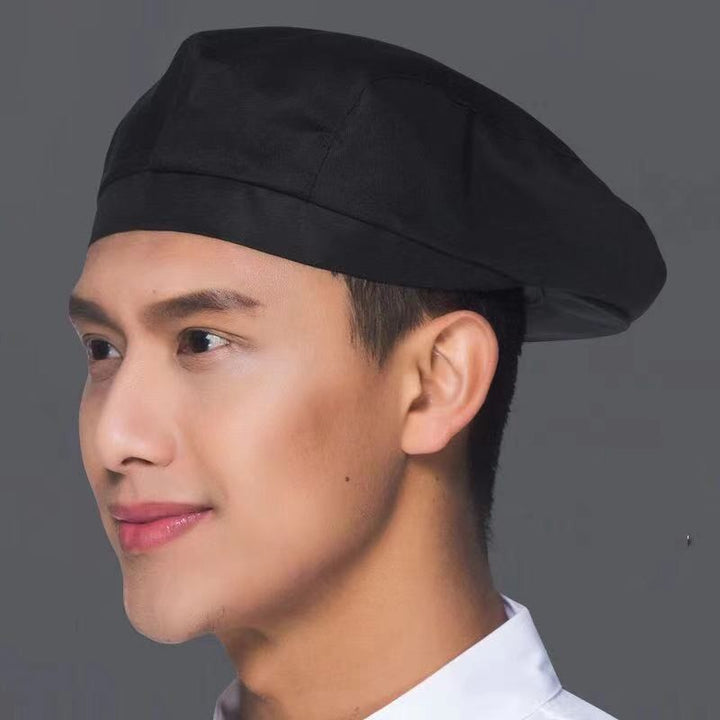 Chef Hat Male Baseball Cap Waiter Beret