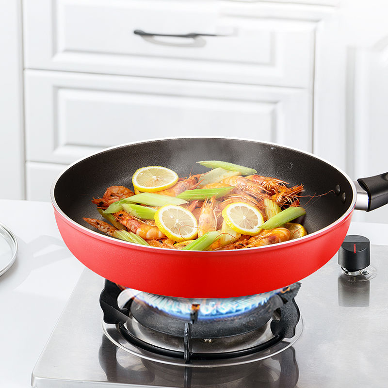 Non-Stick Flat Frying Pan Household Use