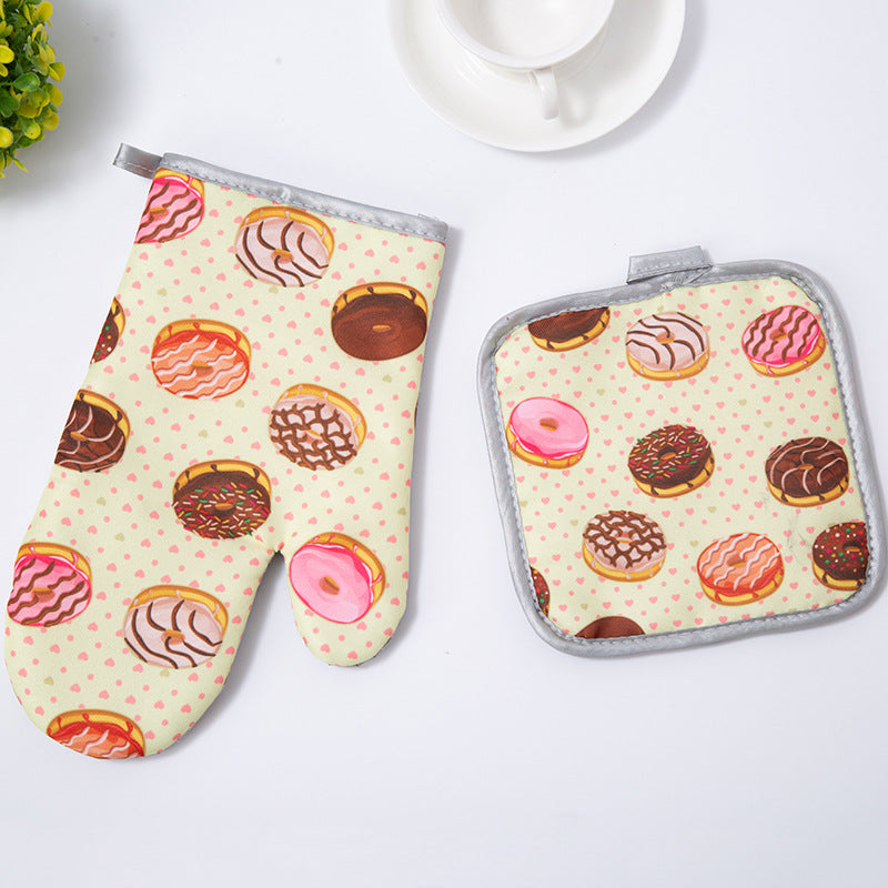 Heat Resistant Kitchen Gloves For Baking Oven And Microwave Use