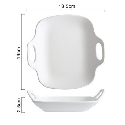 Heat Resistant Oven Baking Tray with Handles